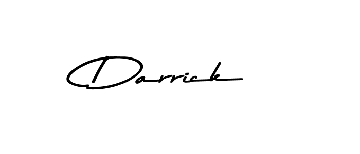 How to make Darrick signature? Asem Kandis PERSONAL USE is a professional autograph style. Create handwritten signature for Darrick name. Darrick signature style 9 images and pictures png