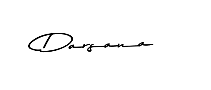 Use a signature maker to create a handwritten signature online. With this signature software, you can design (Asem Kandis PERSONAL USE) your own signature for name Darsana. Darsana signature style 9 images and pictures png