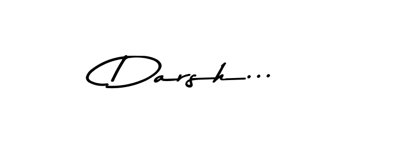 Make a beautiful signature design for name Darsh.... Use this online signature maker to create a handwritten signature for free. Darsh... signature style 9 images and pictures png