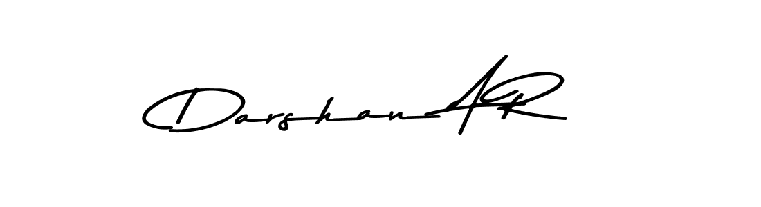 You should practise on your own different ways (Asem Kandis PERSONAL USE) to write your name (Darshan A R) in signature. don't let someone else do it for you. Darshan A R signature style 9 images and pictures png