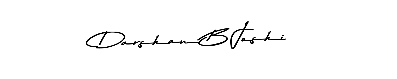 How to make Darshan B Joshi signature? Asem Kandis PERSONAL USE is a professional autograph style. Create handwritten signature for Darshan B Joshi name. Darshan B Joshi signature style 9 images and pictures png