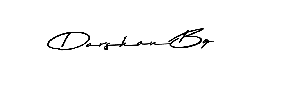 Create a beautiful signature design for name Darshan Bg. With this signature (Asem Kandis PERSONAL USE) fonts, you can make a handwritten signature for free. Darshan Bg signature style 9 images and pictures png