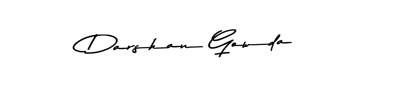 Also You can easily find your signature by using the search form. We will create Darshan Gowda name handwritten signature images for you free of cost using Asem Kandis PERSONAL USE sign style. Darshan Gowda signature style 9 images and pictures png