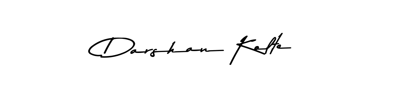 The best way (Asem Kandis PERSONAL USE) to make a short signature is to pick only two or three words in your name. The name Darshan Kolte include a total of six letters. For converting this name. Darshan Kolte signature style 9 images and pictures png