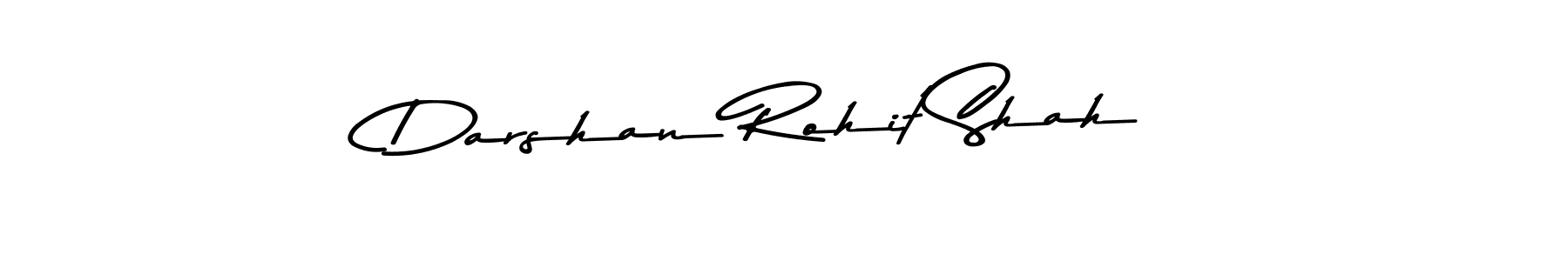 Also You can easily find your signature by using the search form. We will create Darshan Rohit Shah name handwritten signature images for you free of cost using Asem Kandis PERSONAL USE sign style. Darshan Rohit Shah signature style 9 images and pictures png
