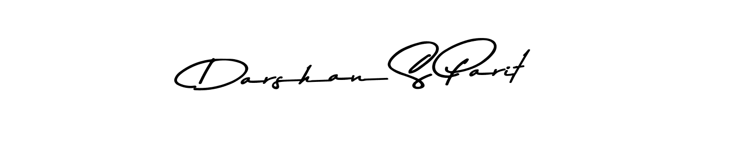 How to make Darshan S Parit signature? Asem Kandis PERSONAL USE is a professional autograph style. Create handwritten signature for Darshan S Parit name. Darshan S Parit signature style 9 images and pictures png
