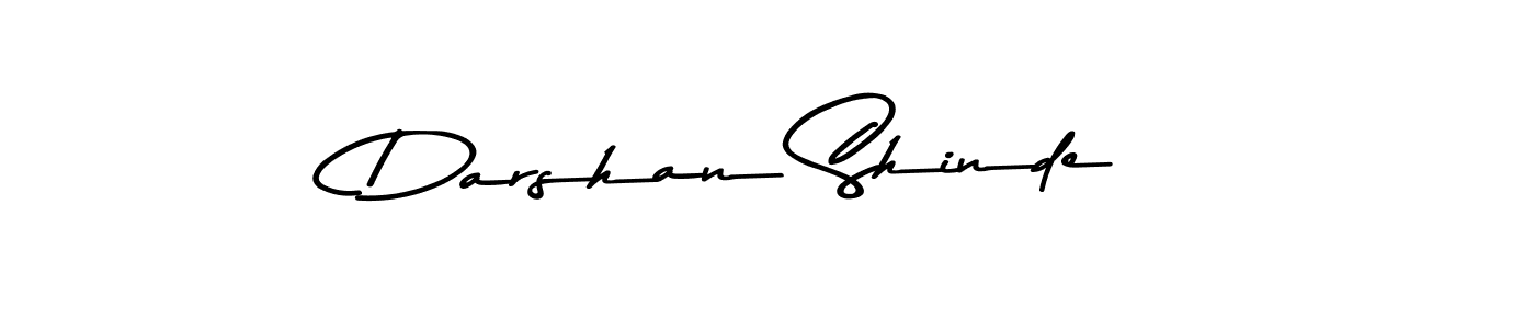 Design your own signature with our free online signature maker. With this signature software, you can create a handwritten (Asem Kandis PERSONAL USE) signature for name Darshan Shinde. Darshan Shinde signature style 9 images and pictures png