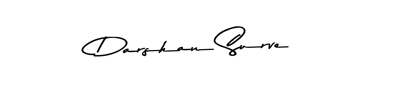 How to make Darshan Surve signature? Asem Kandis PERSONAL USE is a professional autograph style. Create handwritten signature for Darshan Surve name. Darshan Surve signature style 9 images and pictures png