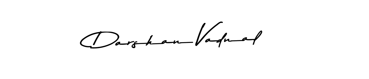Also we have Darshan Vadnal name is the best signature style. Create professional handwritten signature collection using Asem Kandis PERSONAL USE autograph style. Darshan Vadnal signature style 9 images and pictures png