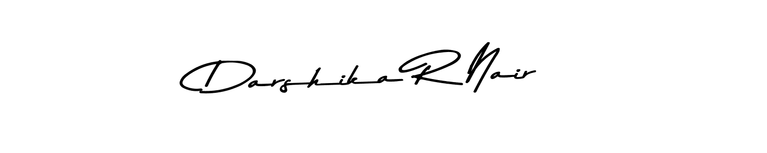 Make a beautiful signature design for name Darshika R Nair. Use this online signature maker to create a handwritten signature for free. Darshika R Nair signature style 9 images and pictures png