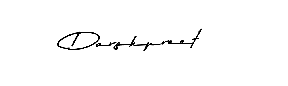 Use a signature maker to create a handwritten signature online. With this signature software, you can design (Asem Kandis PERSONAL USE) your own signature for name Darshpreet. Darshpreet signature style 9 images and pictures png