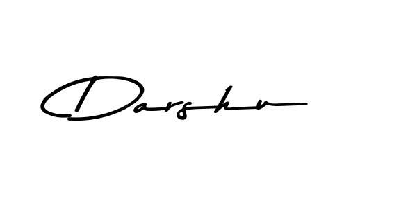 Design your own signature with our free online signature maker. With this signature software, you can create a handwritten (Asem Kandis PERSONAL USE) signature for name Darshu. Darshu signature style 9 images and pictures png