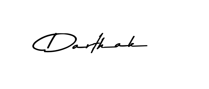 Also we have Darthak name is the best signature style. Create professional handwritten signature collection using Asem Kandis PERSONAL USE autograph style. Darthak signature style 9 images and pictures png