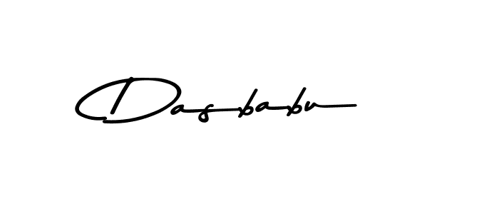 How to make Dasbabu name signature. Use Asem Kandis PERSONAL USE style for creating short signs online. This is the latest handwritten sign. Dasbabu signature style 9 images and pictures png