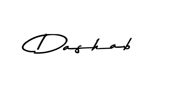 How to make Dashab signature? Asem Kandis PERSONAL USE is a professional autograph style. Create handwritten signature for Dashab name. Dashab signature style 9 images and pictures png