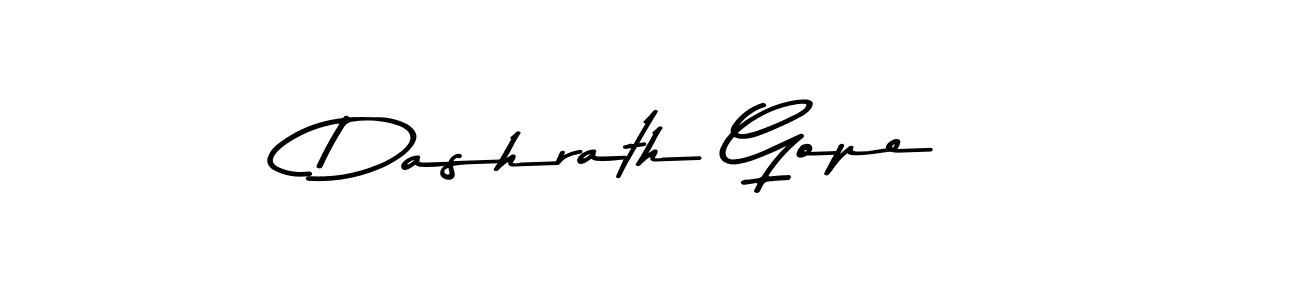 Dashrath Gope stylish signature style. Best Handwritten Sign (Asem Kandis PERSONAL USE) for my name. Handwritten Signature Collection Ideas for my name Dashrath Gope. Dashrath Gope signature style 9 images and pictures png
