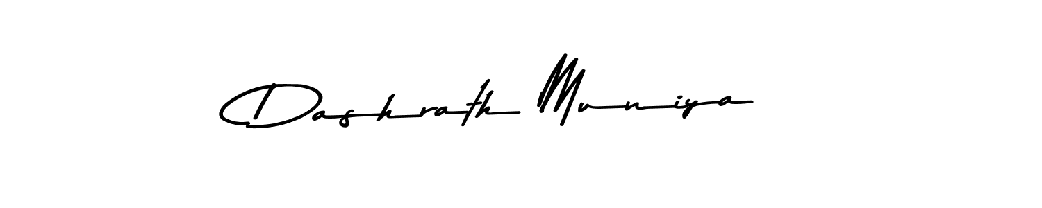 Use a signature maker to create a handwritten signature online. With this signature software, you can design (Asem Kandis PERSONAL USE) your own signature for name Dashrath Muniya. Dashrath Muniya signature style 9 images and pictures png