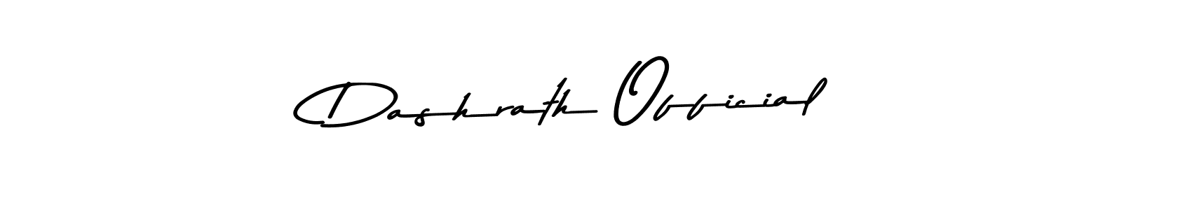 Similarly Asem Kandis PERSONAL USE is the best handwritten signature design. Signature creator online .You can use it as an online autograph creator for name Dashrath Official. Dashrath Official signature style 9 images and pictures png
