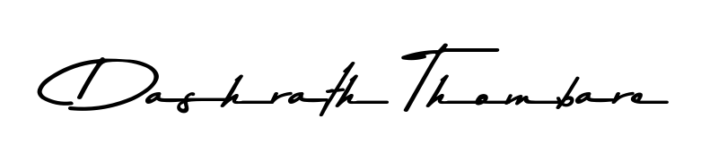 Make a short Dashrath Thombare signature style. Manage your documents anywhere anytime using Asem Kandis PERSONAL USE. Create and add eSignatures, submit forms, share and send files easily. Dashrath Thombare signature style 9 images and pictures png
