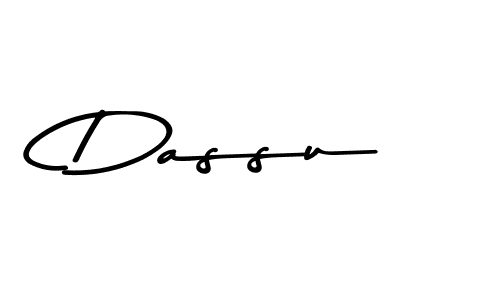 How to make Dassu signature? Asem Kandis PERSONAL USE is a professional autograph style. Create handwritten signature for Dassu name. Dassu signature style 9 images and pictures png