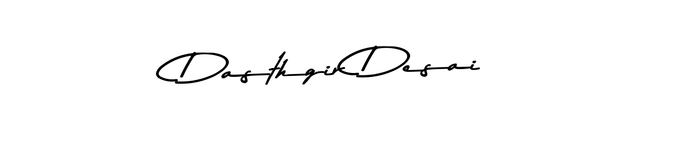 Design your own signature with our free online signature maker. With this signature software, you can create a handwritten (Asem Kandis PERSONAL USE) signature for name Dasthgir Desai. Dasthgir Desai signature style 9 images and pictures png