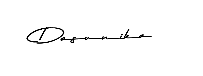 How to make Dasunika signature? Asem Kandis PERSONAL USE is a professional autograph style. Create handwritten signature for Dasunika name. Dasunika signature style 9 images and pictures png