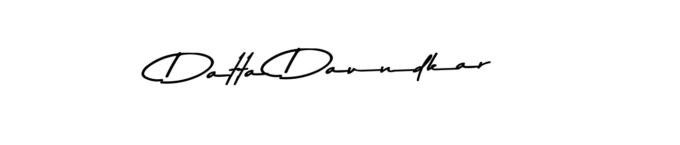 Datta Daundkar stylish signature style. Best Handwritten Sign (Asem Kandis PERSONAL USE) for my name. Handwritten Signature Collection Ideas for my name Datta Daundkar. Datta Daundkar signature style 9 images and pictures png