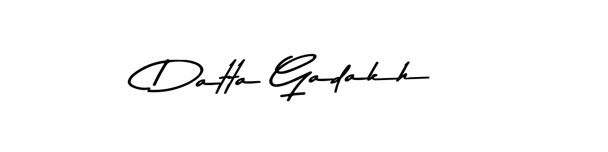 Datta Gadakh stylish signature style. Best Handwritten Sign (Asem Kandis PERSONAL USE) for my name. Handwritten Signature Collection Ideas for my name Datta Gadakh. Datta Gadakh signature style 9 images and pictures png