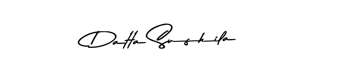 Create a beautiful signature design for name Datta Sushila. With this signature (Asem Kandis PERSONAL USE) fonts, you can make a handwritten signature for free. Datta Sushila signature style 9 images and pictures png