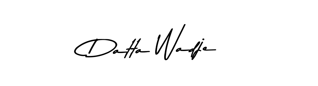 Here are the top 10 professional signature styles for the name Datta Wadje. These are the best autograph styles you can use for your name. Datta Wadje signature style 9 images and pictures png