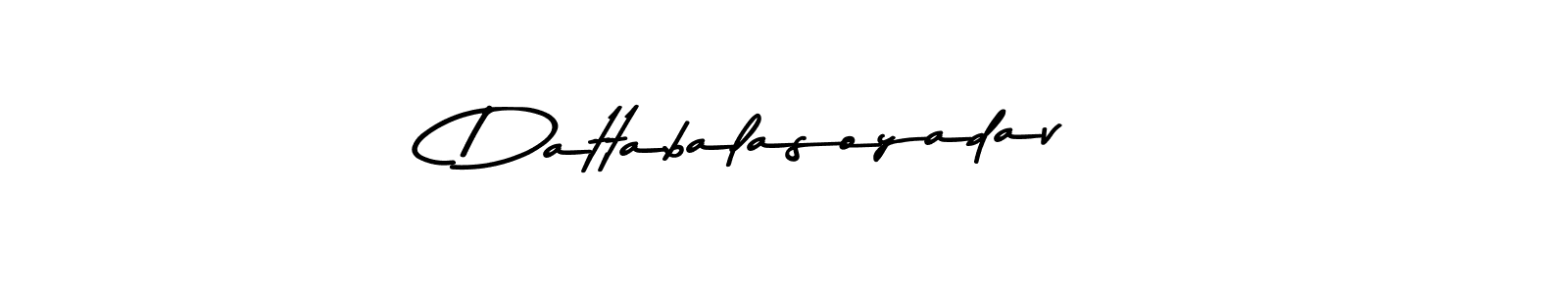 How to make Dattabalasoyadav name signature. Use Asem Kandis PERSONAL USE style for creating short signs online. This is the latest handwritten sign. Dattabalasoyadav signature style 9 images and pictures png