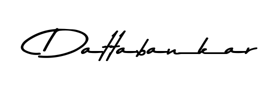 Give your name Dattabankar an exquisite flair with the Asem Kandis PERSONAL USE script font. Ideal for contracts, resumes, and formal letterheads. Dattabankar signature style 9 images and pictures png