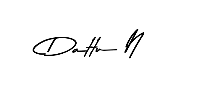 The best way (Asem Kandis PERSONAL USE) to make a short signature is to pick only two or three words in your name. The name Dattu N include a total of six letters. For converting this name. Dattu N signature style 9 images and pictures png