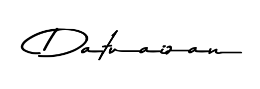 Design your own signature with our free online signature maker. With this signature software, you can create a handwritten (Asem Kandis PERSONAL USE) signature for name Datuaizan. Datuaizan signature style 9 images and pictures png