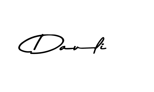 Design your own signature with our free online signature maker. With this signature software, you can create a handwritten (Asem Kandis PERSONAL USE) signature for name Dauli. Dauli signature style 9 images and pictures png