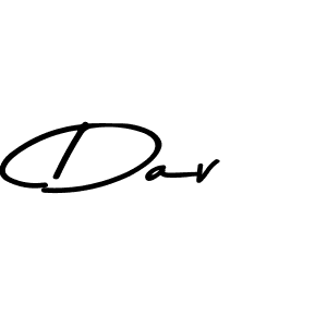 Make a beautiful signature design for name Dav. With this signature (Asem Kandis PERSONAL USE) style, you can create a handwritten signature for free. Dav signature style 9 images and pictures png