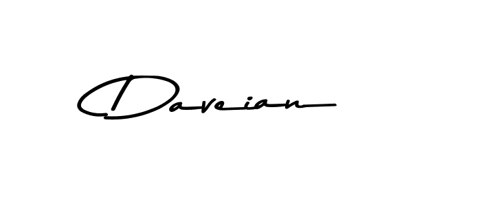 Create a beautiful signature design for name Daveian. With this signature (Asem Kandis PERSONAL USE) fonts, you can make a handwritten signature for free. Daveian signature style 9 images and pictures png