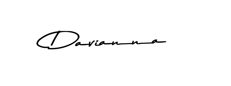 Davianna stylish signature style. Best Handwritten Sign (Asem Kandis PERSONAL USE) for my name. Handwritten Signature Collection Ideas for my name Davianna. Davianna signature style 9 images and pictures png