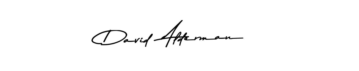 How to make David  Alderman name signature. Use Asem Kandis PERSONAL USE style for creating short signs online. This is the latest handwritten sign. David  Alderman signature style 9 images and pictures png