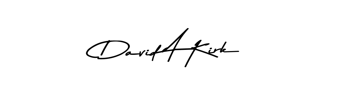 David A Kirk stylish signature style. Best Handwritten Sign (Asem Kandis PERSONAL USE) for my name. Handwritten Signature Collection Ideas for my name David A Kirk. David A Kirk signature style 9 images and pictures png