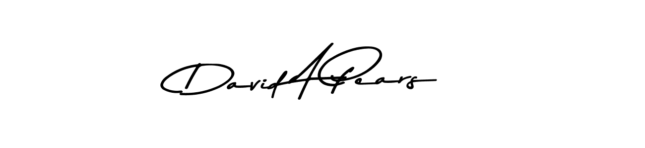 Similarly Asem Kandis PERSONAL USE is the best handwritten signature design. Signature creator online .You can use it as an online autograph creator for name David A Pears. David A Pears signature style 9 images and pictures png