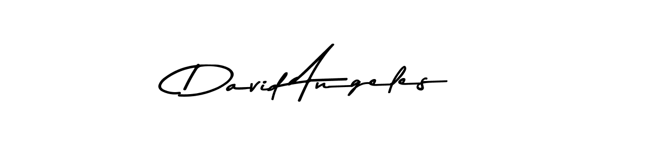 Make a beautiful signature design for name David Angeles. With this signature (Asem Kandis PERSONAL USE) style, you can create a handwritten signature for free. David Angeles signature style 9 images and pictures png