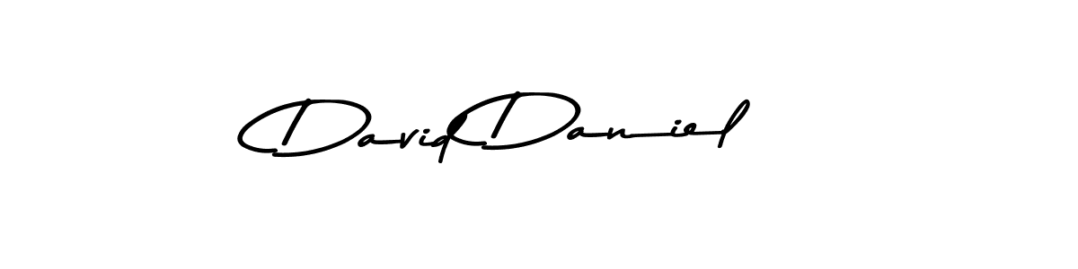 Design your own signature with our free online signature maker. With this signature software, you can create a handwritten (Asem Kandis PERSONAL USE) signature for name David Daniel. David Daniel signature style 9 images and pictures png