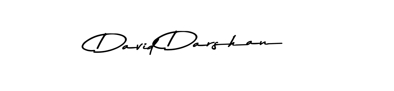 Design your own signature with our free online signature maker. With this signature software, you can create a handwritten (Asem Kandis PERSONAL USE) signature for name David Darshan. David Darshan signature style 9 images and pictures png