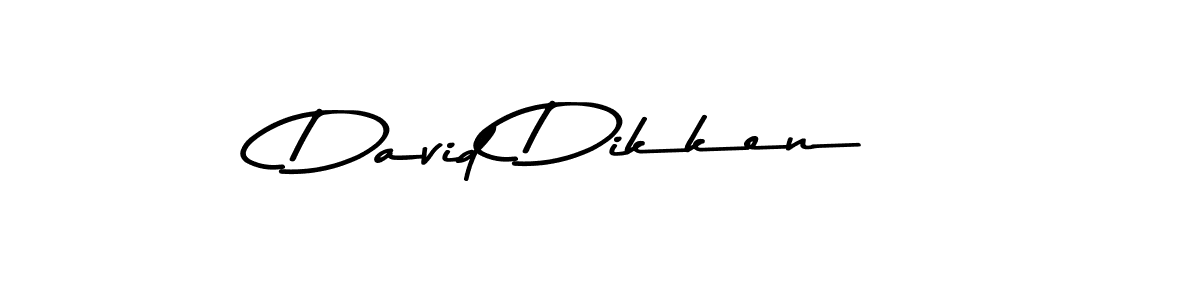 How to make David Dikken name signature. Use Asem Kandis PERSONAL USE style for creating short signs online. This is the latest handwritten sign. David Dikken signature style 9 images and pictures png