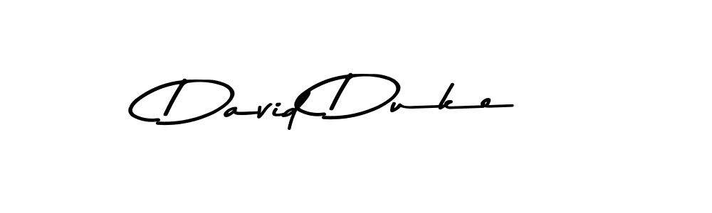 Make a beautiful signature design for name David Duke. With this signature (Asem Kandis PERSONAL USE) style, you can create a handwritten signature for free. David Duke signature style 9 images and pictures png