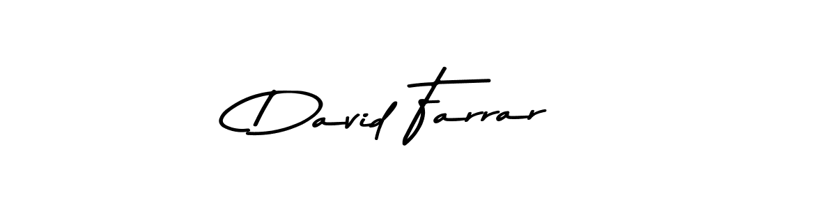 You should practise on your own different ways (Asem Kandis PERSONAL USE) to write your name (David Farrar) in signature. don't let someone else do it for you. David Farrar signature style 9 images and pictures png