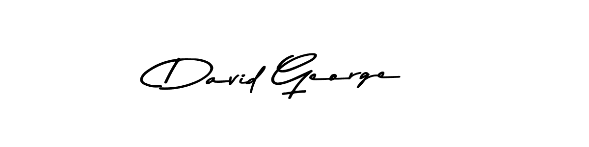 Create a beautiful signature design for name David George. With this signature (Asem Kandis PERSONAL USE) fonts, you can make a handwritten signature for free. David George signature style 9 images and pictures png