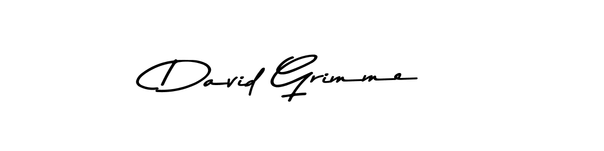 Design your own signature with our free online signature maker. With this signature software, you can create a handwritten (Asem Kandis PERSONAL USE) signature for name David Grimme. David Grimme signature style 9 images and pictures png