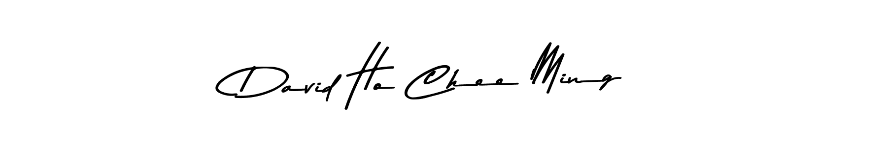 How to make David Ho Chee Ming name signature. Use Asem Kandis PERSONAL USE style for creating short signs online. This is the latest handwritten sign. David Ho Chee Ming signature style 9 images and pictures png